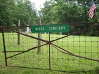 Miles Cemetery in Eden Twp.