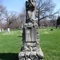 All Saints Parish Cemetery Chicago IL April 22nd 2013 another unusal angel monument