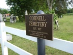 Cornell Cemetery in St. Albans Twp.